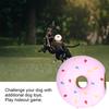 10pcs Latex Squeaky Dog Toy Multi Colors Donut Dog Toy Bouncy Texture Dog Chew Toy  Chew Relief
