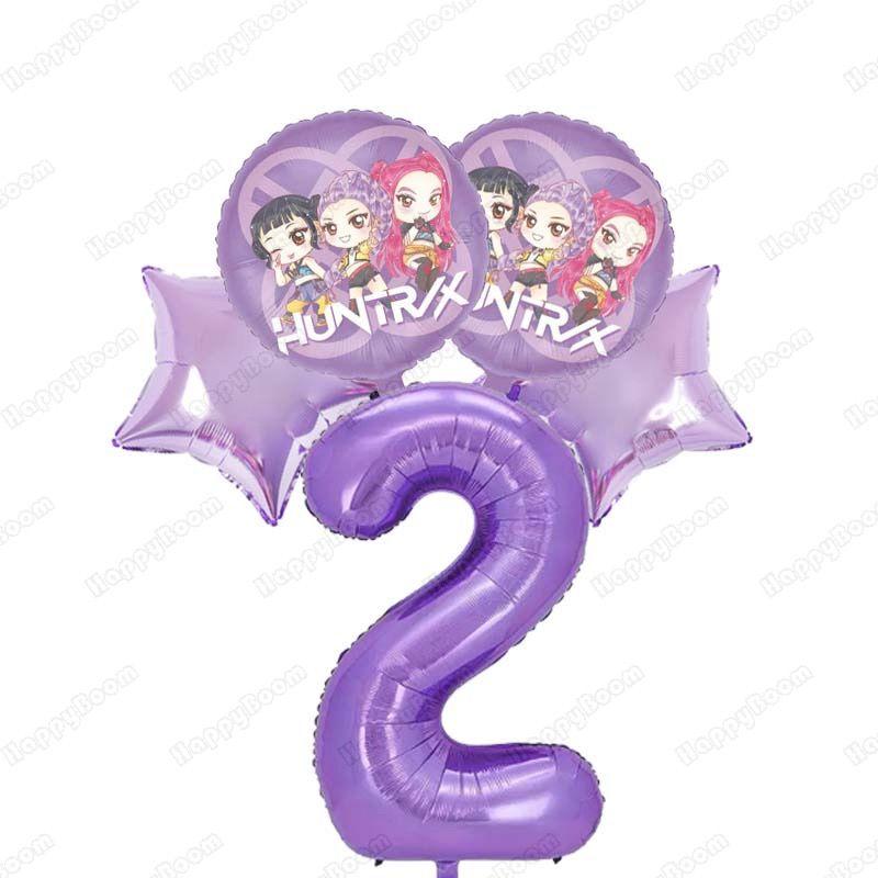 Ομάδα Κυνηγών Μαγισσών Θέμα Πάρτι Σετ Μπαλονιών από Αλουμινόχαρτο Διακόσμηση Πάρτι Γενεθλίων