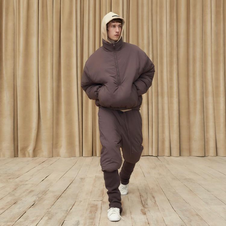 Fear of God Essentials SS23 Nylon Puffer Jacket 'Plum' Men's FOG-SS23-032