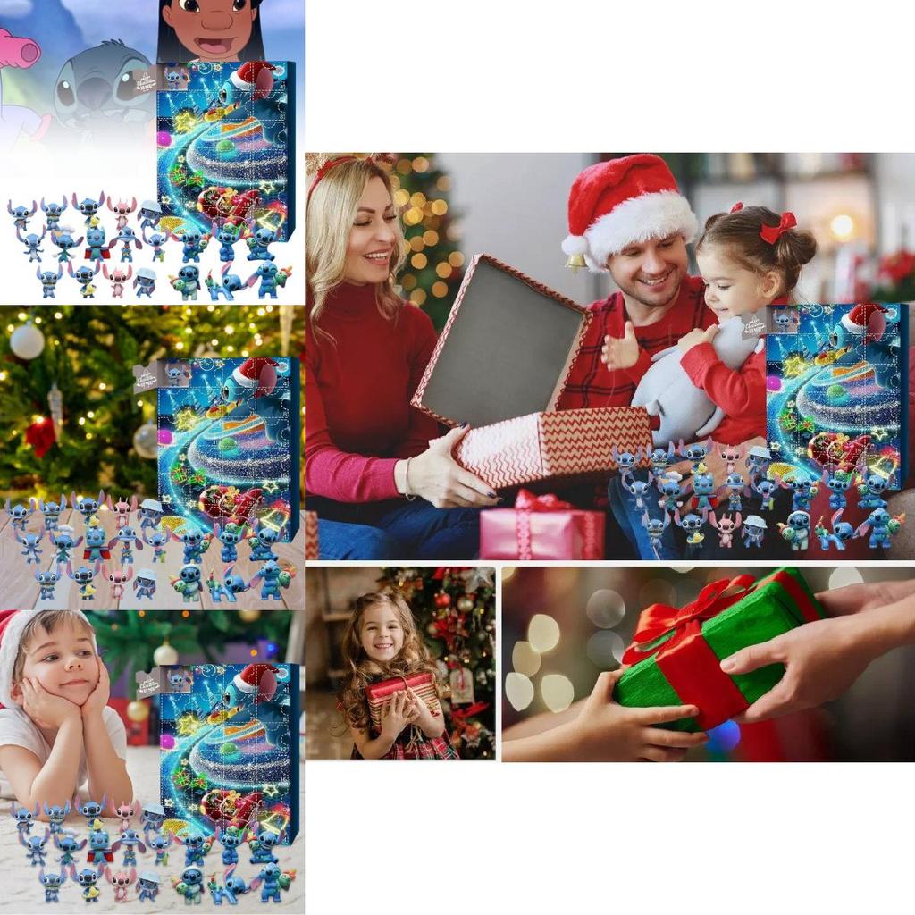 Large Pvc Christmas Countdown Advent Calendar Featuring Adorable Characters And Figures For Holiday Fun