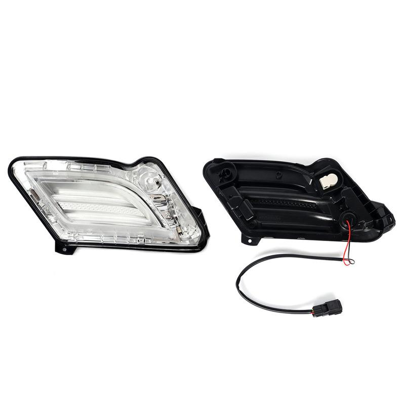 For Volvo S60 V60 2011 2012 2013 DRL Daytime Running Lights LED Cold White Parking Light Front Indicator Lamp 31278558 31278557