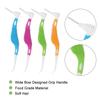 8pcs/set Colours Disposable Toothpicks Soft Interdental Brushes Dental Oral Care Tools