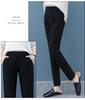 Women's High-Waisted Woolen Slimming Carrot Suit Pants - Autumn/Winter Casual Loose Fit Harem Style