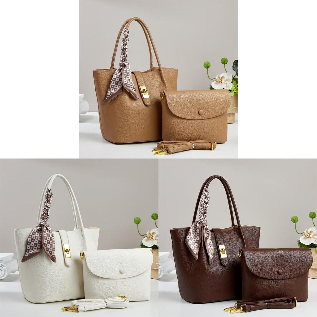 Crossborder Style Mother Bag With Pu Leather Water Bucket Design For Daily Use