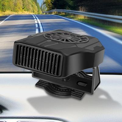 12V Car Heater 12V Heating And Cooling Windshield Defogger Rotating Portable Compact 2-in-1 Fast Heating And Cooling Modes