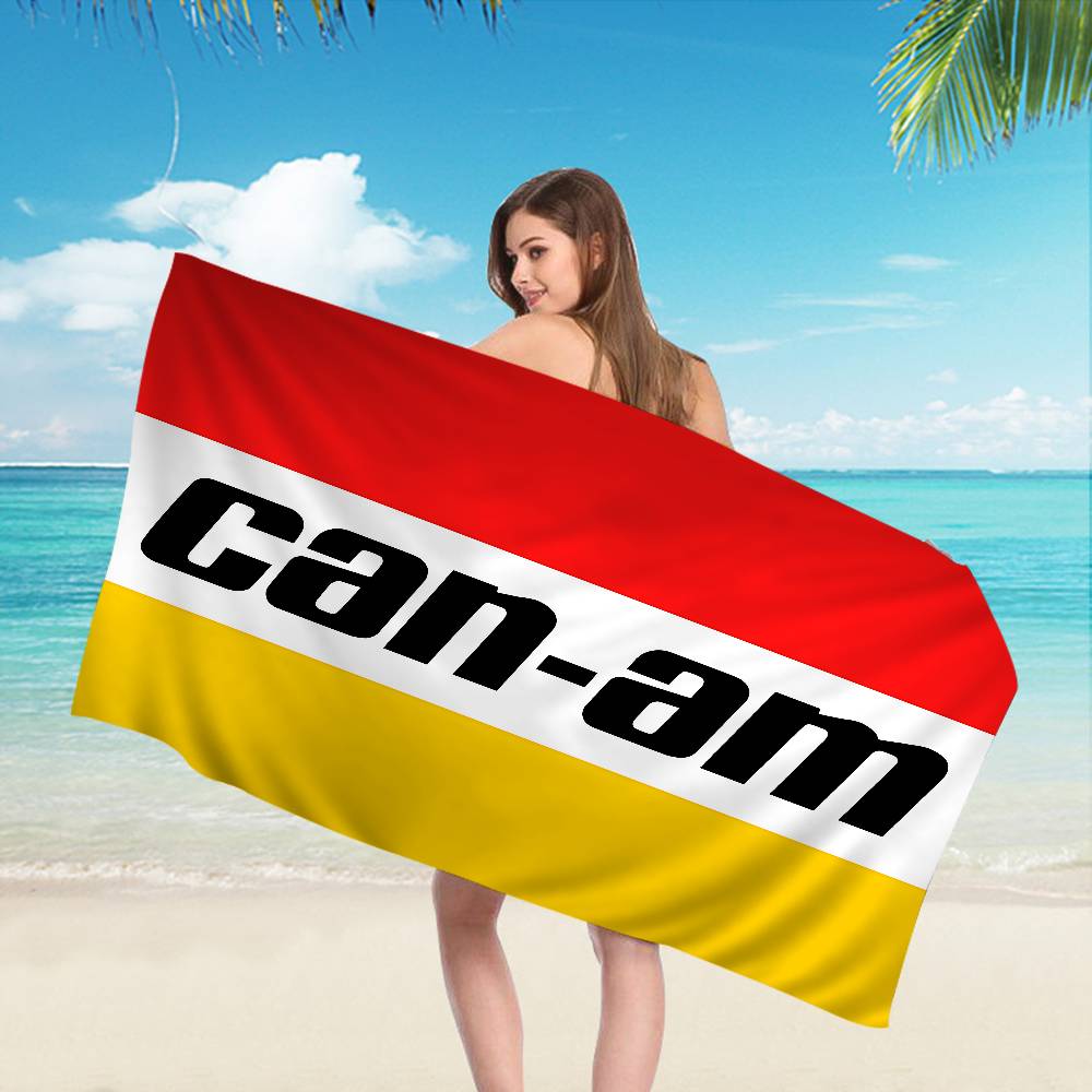 Toalla de Baño con Logo Can-Am Spyder Microfibra Suave Absorbente de Agua Transpirable Para Niña Niños Decorativa Dibujos Animados Toalla de Playa