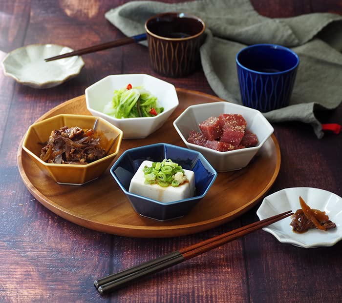 EAST Table Octagonal Small Candy Made In Microwave and Dishwasher Japanese Tableware Bowl, 11cm, Bowl, Pattern, 85-001-04, Japan, Safe,