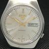 Gebrauchte Vintage Seiko 5 Auto 6309A japanische Herrenuhr mit Tag/Datum, silberfarben, 608h-a316776-9, SKU608h-a316776