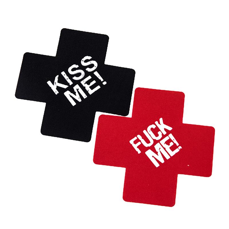Body Jewelry Women Nipple Sticker Cross Nipple Cover White Rose Black Nipple Ring  Jewelry Disposable Pasties Covers