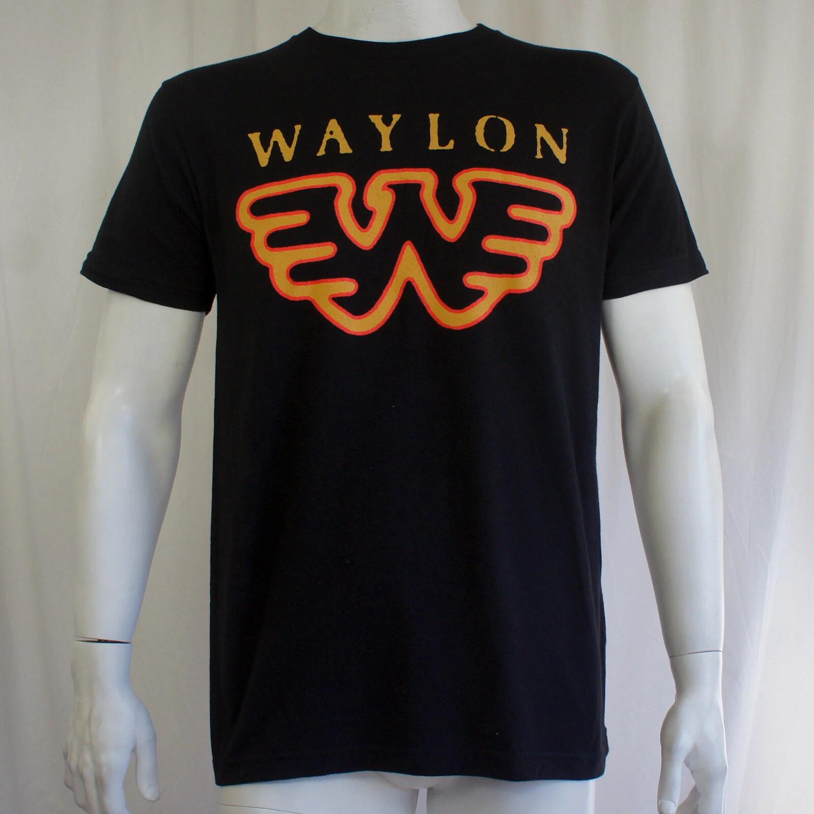 

Authentic WAYLON JENNINGS Wings W Logo Slim-Fit T-Shirt S-3XL NEW 4XL