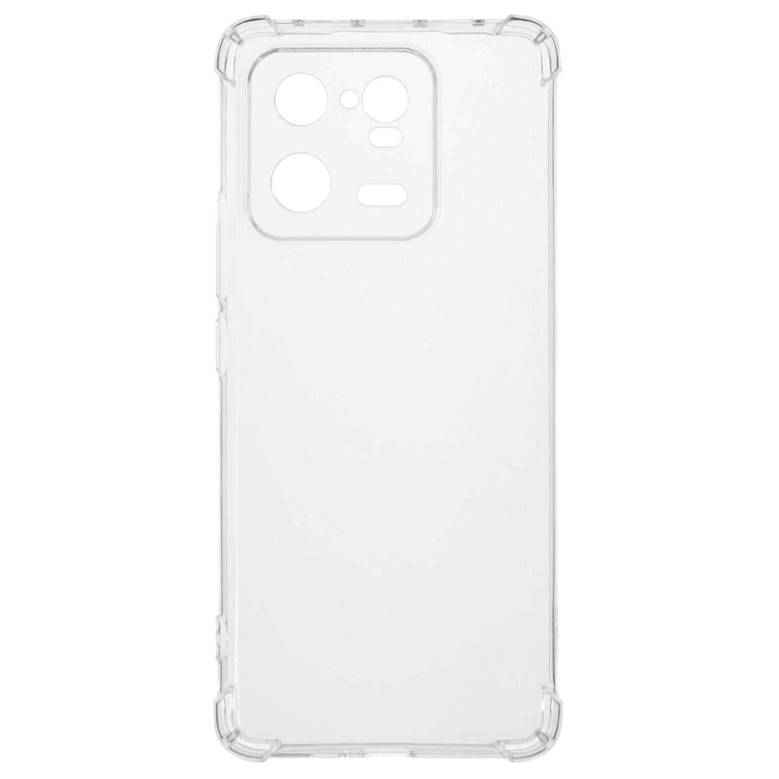 

For Xiaomi 13 Pro 5G Shockproof Clear Flexible TPU Phone Case Non-Slip Mobile Phone Back Cover Shell A