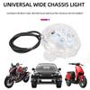 1PC Motorcycle car Electric vehicle Strobe Chassis Light Floodlight Decorative light Atmosphere light Strobe RGB Universal 12V