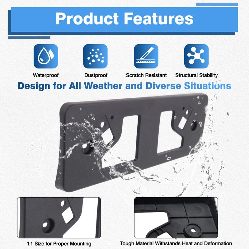 For Nissan Murano 2015 2017-2018  Platinum S SL SV 2016 Car Front Bumper License Plate Mounting Bracket Accessories 962105AA0A