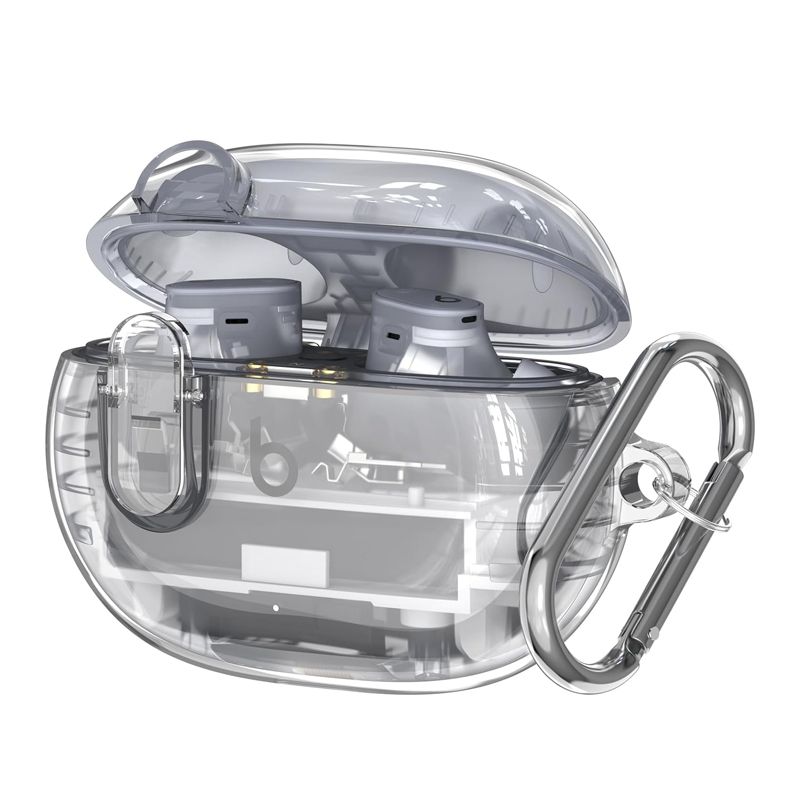 

Buds + Earphone Sleeves Lock Anti-Lost Beats Studio Buds Protective Case Beats Wireless Bluetooth Earbuds Case Transparent Soft Case Switch Protector Transparent