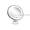 Makeup Mirror with Led Filling Light 10X Times Magnification Dry Battery Suction Cup Folding Beauty Mirror Cross-border New