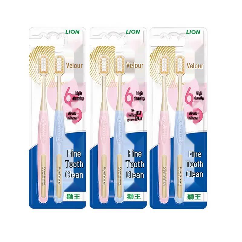 Lion Fine Toothcare Soft Bristle Toothbrush