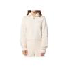 Adidas Originals Premium Essentials Half-Zip Plain Knit Sweater Women Tops Wonder-White II8043