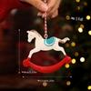 Nordic Style Xmas Tree Pendant Santa Clasu Christmas Ornament Christmas Hanging Decoration  Party