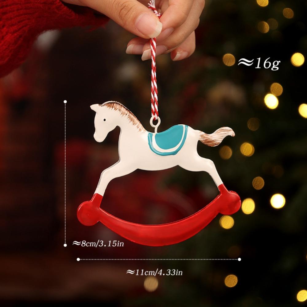 Nordic Style Xmas Tree Pendant Santa Clasu Christmas Ornament Christmas Hanging Decoration  Party