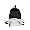 Schoolbag New Pain Bag Backpack Female Cute Large Capacity Middle and High School Students Transparent Schoolbag Girl Nylon Backpack