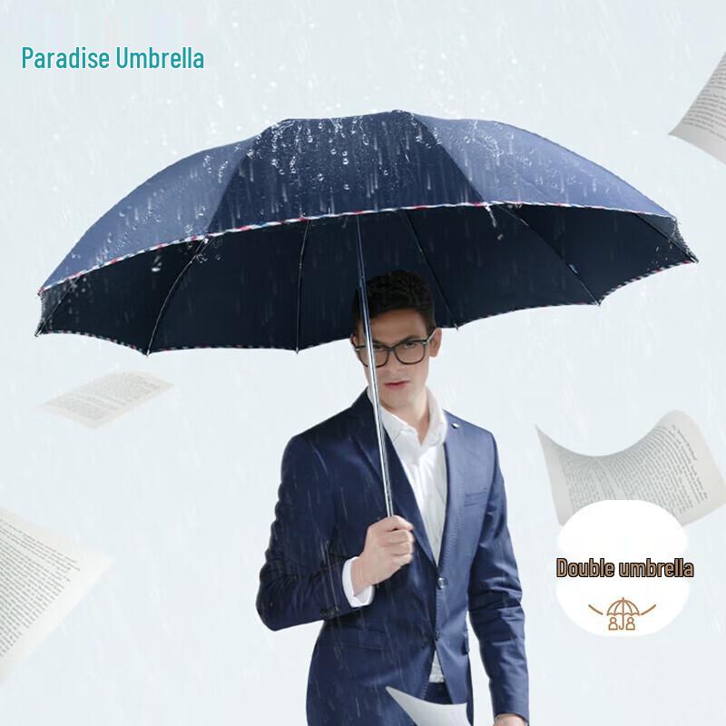 

Paradise Oversized 10-Rib Sun & Rain Business Umbrella