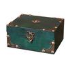 Vintage Girl Wooden Storage Box With Lid Jewelry And Organization Accessories