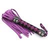 VaHppy Leather Whip SM BDSM Sex Games Toys Role Play 38CM 120G Tassel Tail Cowhide Braided Handle 7colors