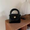Korean Niche Love Lock Handbag Ins Women's Bag Texture Quality Casual and Durable Material Fashionable One-shoulder Cross-slide Bag