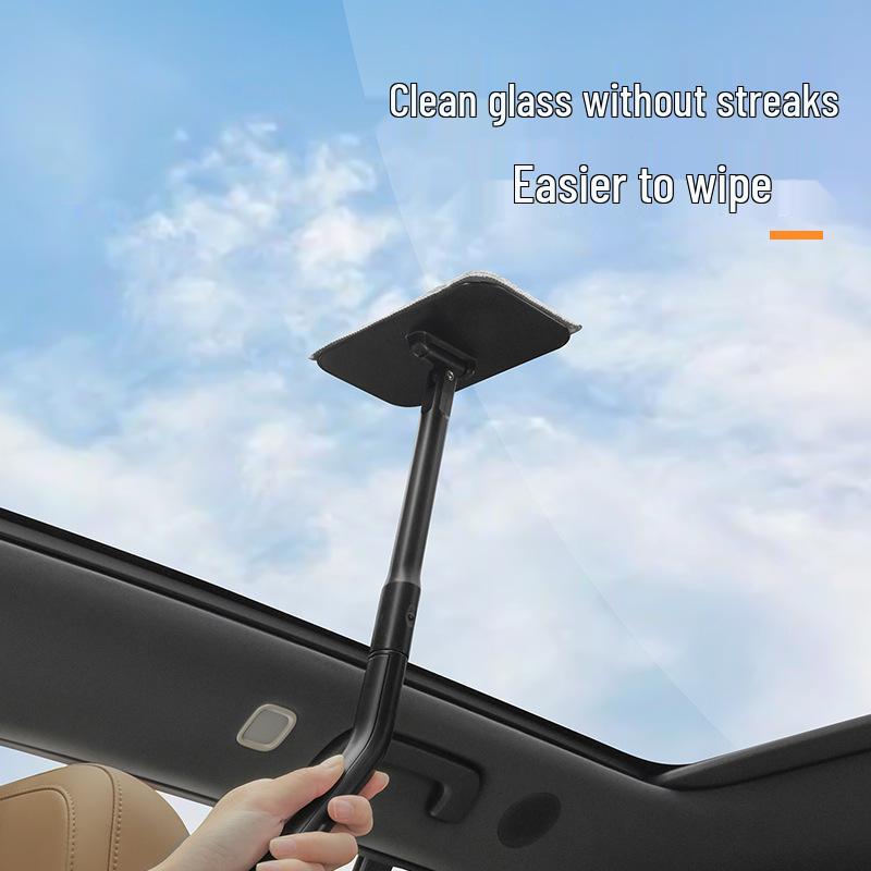 Windshield & Window Defogger Brush: Streak-Free Interior Cleaning for Glass & Sunroof