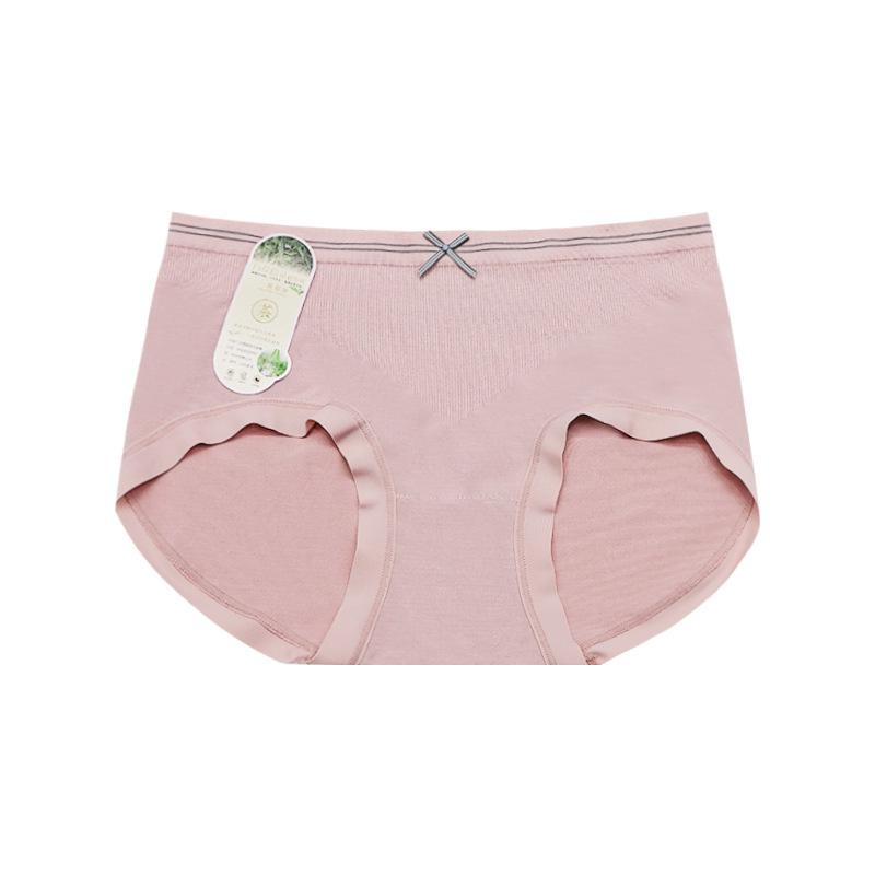 Women's Breathable Cotton Seamless Mid-Waist Briefs