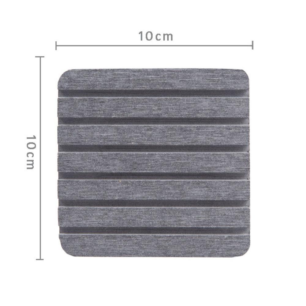 Simple Diatom Mud Cup Mat Heat Insulation Highly Absorbent Coaster Heat Resistant Tea Cup Tray Tea Table