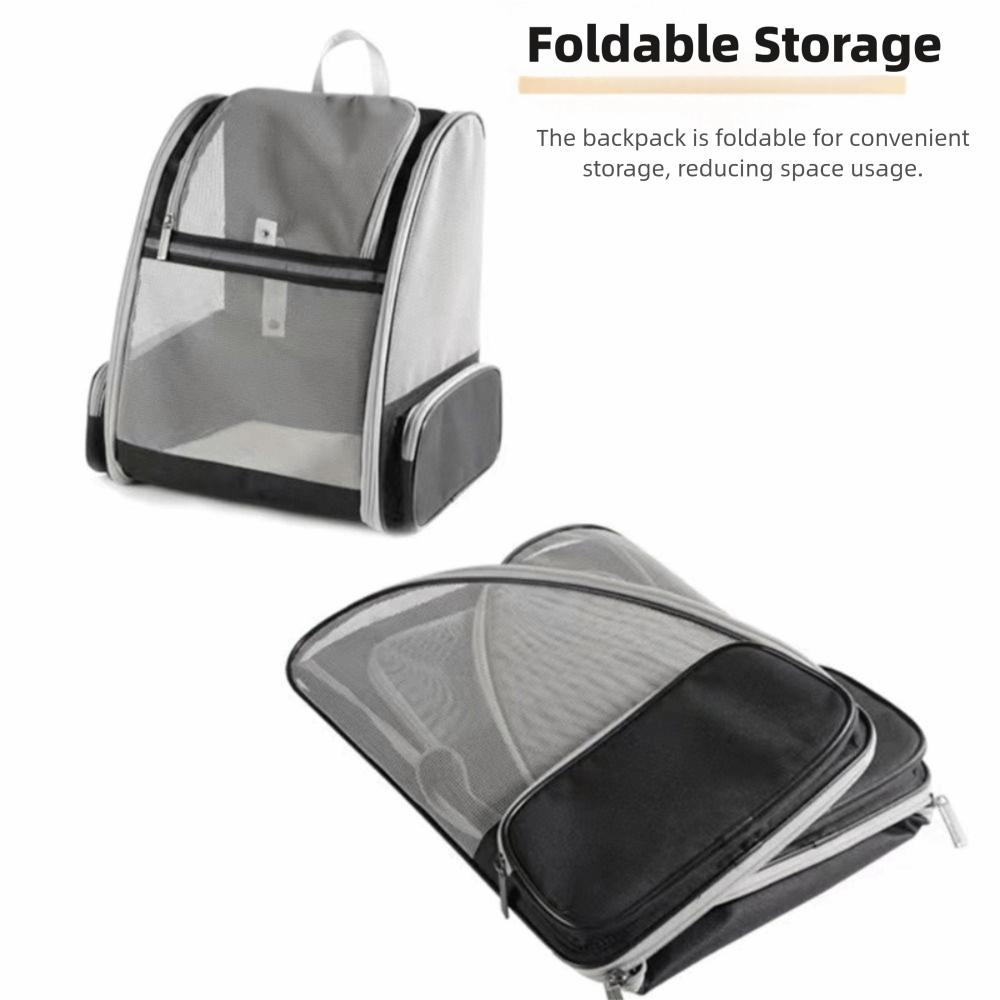 Oxford Cat Carrier Handbag Large Capacity Cat Transport Bag Safety Cat Carrier Backpack  Travel