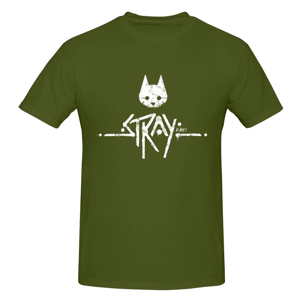 Stray Logo Slim Fit Tshirt Sports Minimalist Light Color Schemes Tshirt