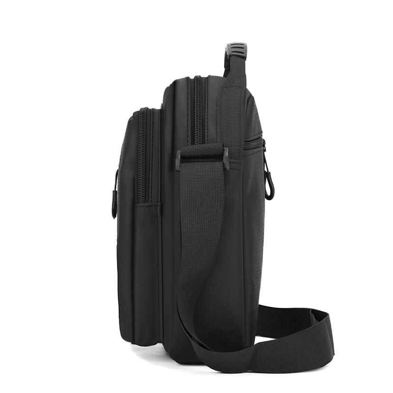 Men's Shoulder Bag Large Capacity Outdoor Commuter Mobile Phone Bag Water-Repellent Business Handbag