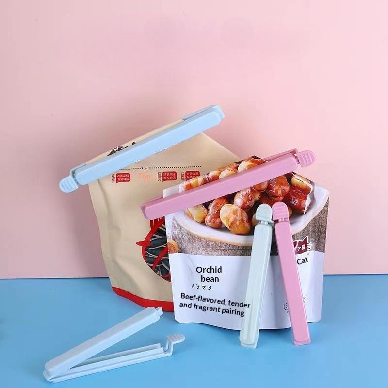 10Pcs Food Bag Sealing Clips Plastic Bag Colorful Sealing Clips For Kitchen Snack Coffee Potato Chip Food Storage Bag