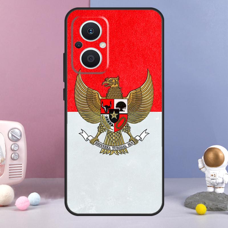 Indonesia Passport Flag Map Case For OPPO Reno 10 Pro 4 5 6 7 8 Lite 8T 4Z 5Z OPPO Find X3 Neo Lite X2 X5 X6 Pro Cover