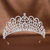 European and American Crown Princess Headwear Wedding Water Diamond Alloy Hair Accessory Full Diamond Crown Makeup Styling Updo Accessory