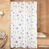 Qian Yu Punch-Free Waterproof Mildew-Proof Fabric Shower Curtain Set