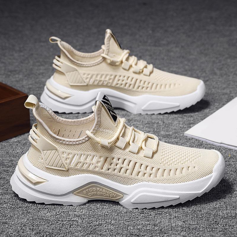 Spring and summer men's shoes men's fly-woven breathable mesh casual versatile shoes fashion sports shoes