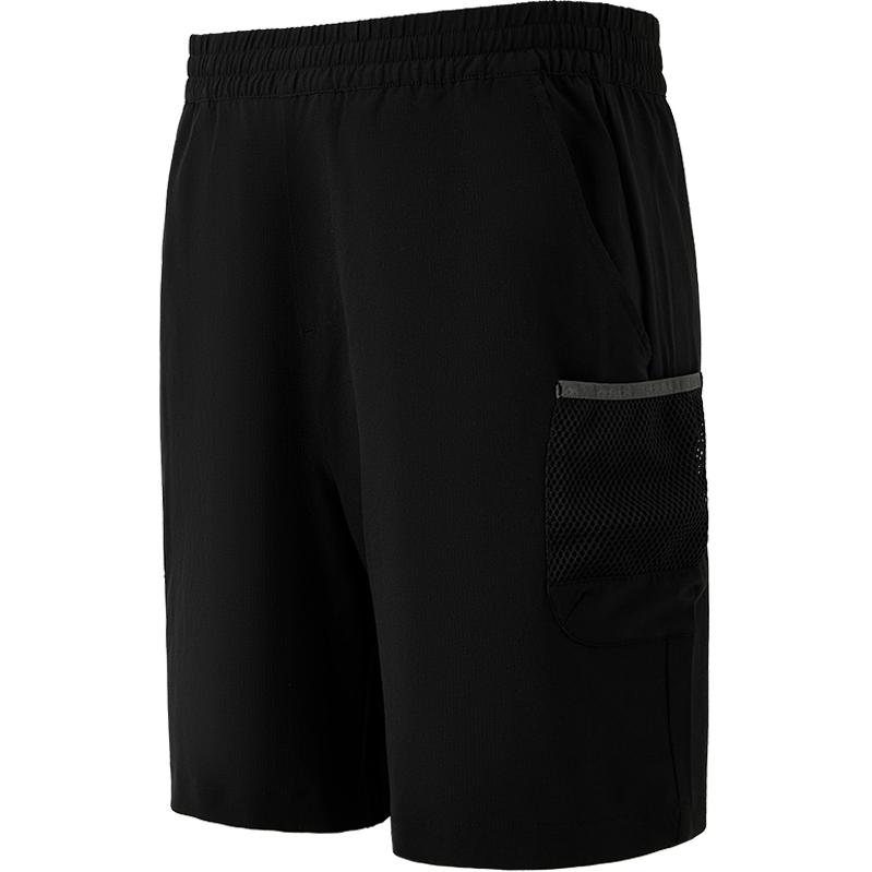 

Adidas Lace-Up Comfortable Versatile Three-Quarter Casual Shorts Men Shorts Black JJ0628 M