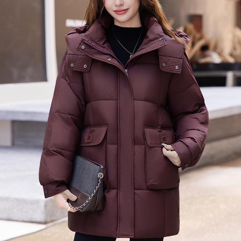 Fashion Woman Winter Long Coats Hooded Plus Size Loose Thick Warm Parkas Women's Jackets