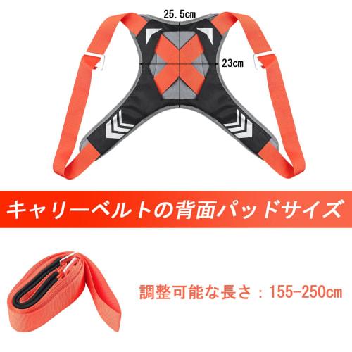 Set of 2 Moving Belts, 350kg Load Capacity, Load-Reducing Moving Belts, Easily Carry Heavy Items, Adjustable Length, Easy To Carry