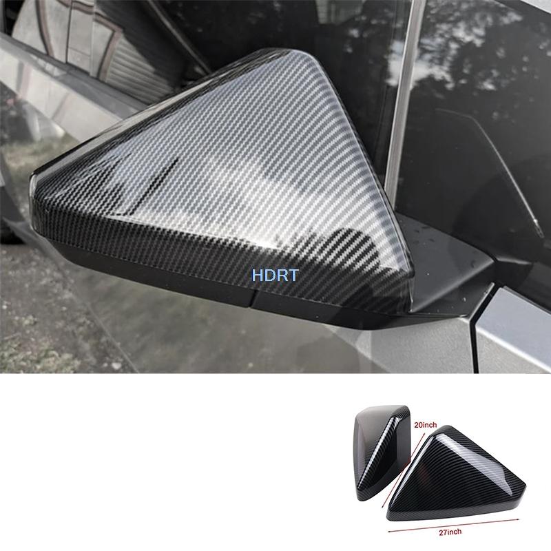 For Tesla Cybertruck 2024 + Car Styling Accessories Side Rear View Mirror Trim Reverse Mirror Side Reflective Glass Mirror Cover