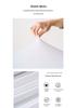 Elegant Milk Silk Round Tablecloth - Luxurious Light Feel & Elastic Fit, White Ins Style