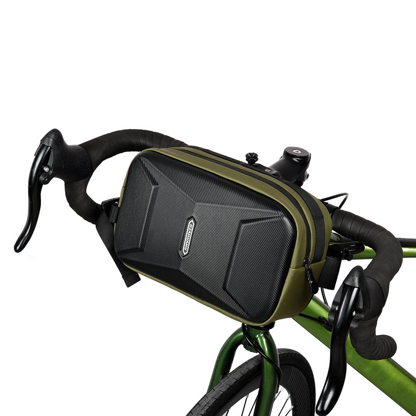 

Велосипедна сумка на кермо Передня велосипедна сумка 3 л Сумка для зберігання на кермо Велосипедна поперечна передня сумка зелений