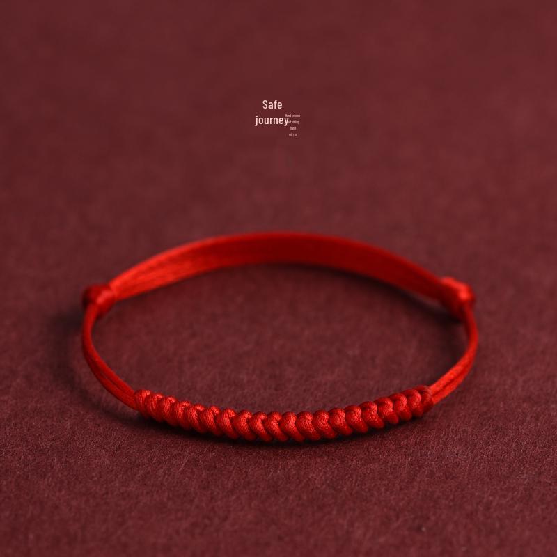 Zodiac Red String Bracelet: Hand-Woven Amulet for Protection, Peace & Auspiciousness for Men and Women