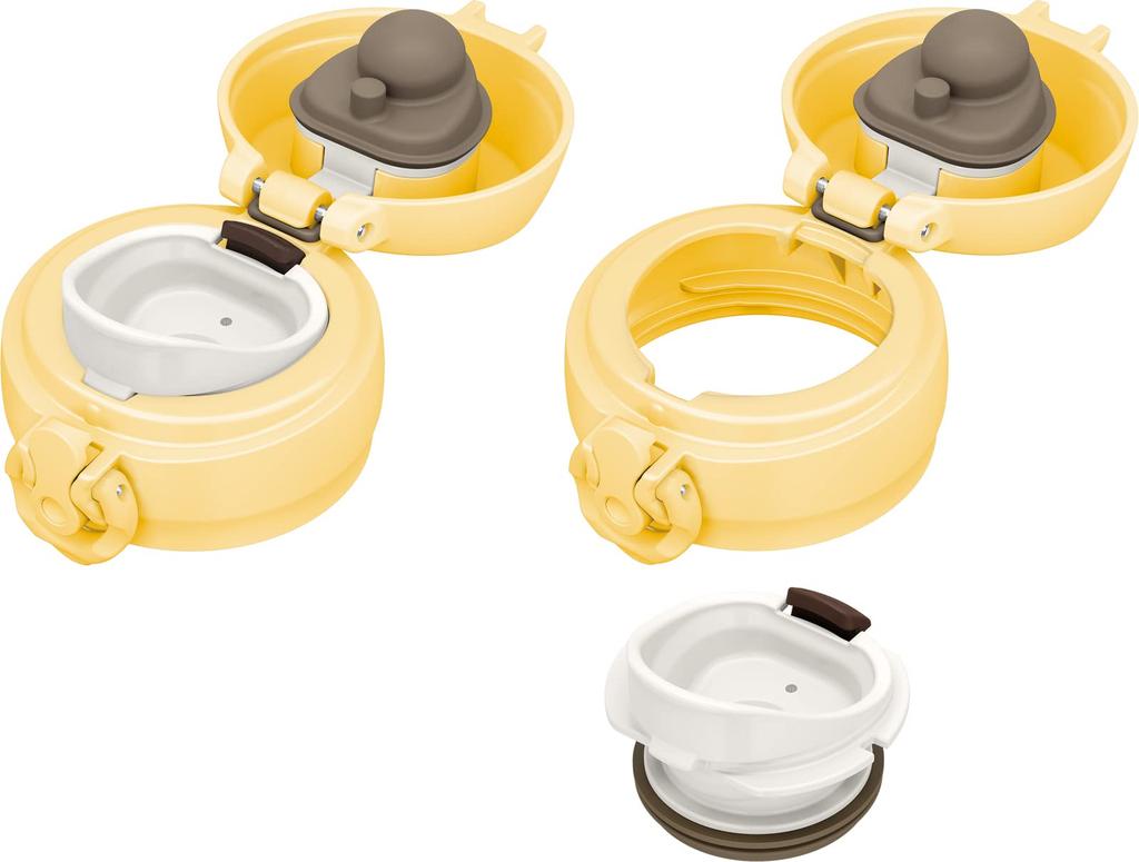 Thermos Vacuum Insulated Portable Mug, 350ml, Cream Yellow, JNL-356 CRY