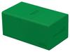 Ultimate Guard Twin Deck Case Xeno Skin Monocolor Green Flip`n`Tray 200+