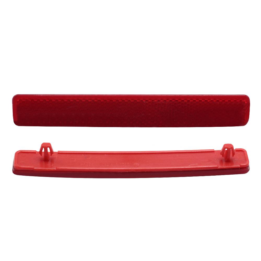 

2PCS Red Lens Rear Bumper Reflector Assembly Light Left and Right for T5 2003-2011 Direct Replacement OEM 7E0945105 7E0945106