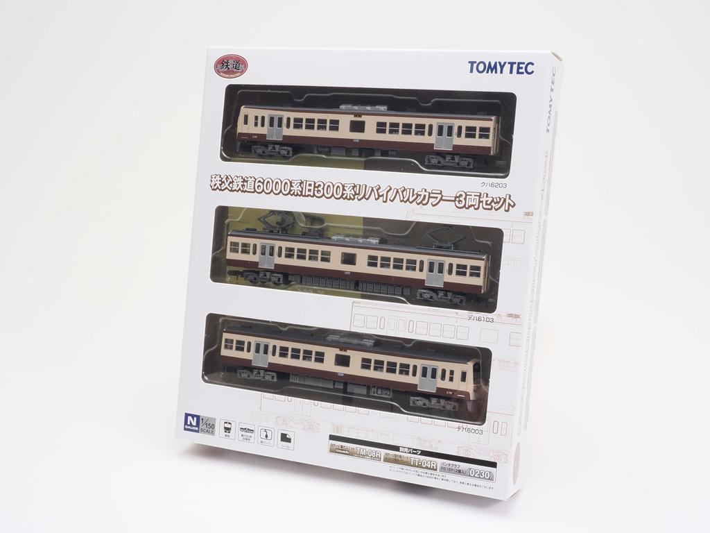 Tomytec Railway Chichibu Railway 6000 Series 300 Series Revival Diorama 335412 Collection (Old Color) 3-Car Set, Supplies,